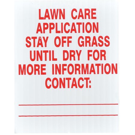 GEMPLERS GEMPLER'S Illinois Lawn Pesticide Application Signs P45RU25 W/R 4V-302